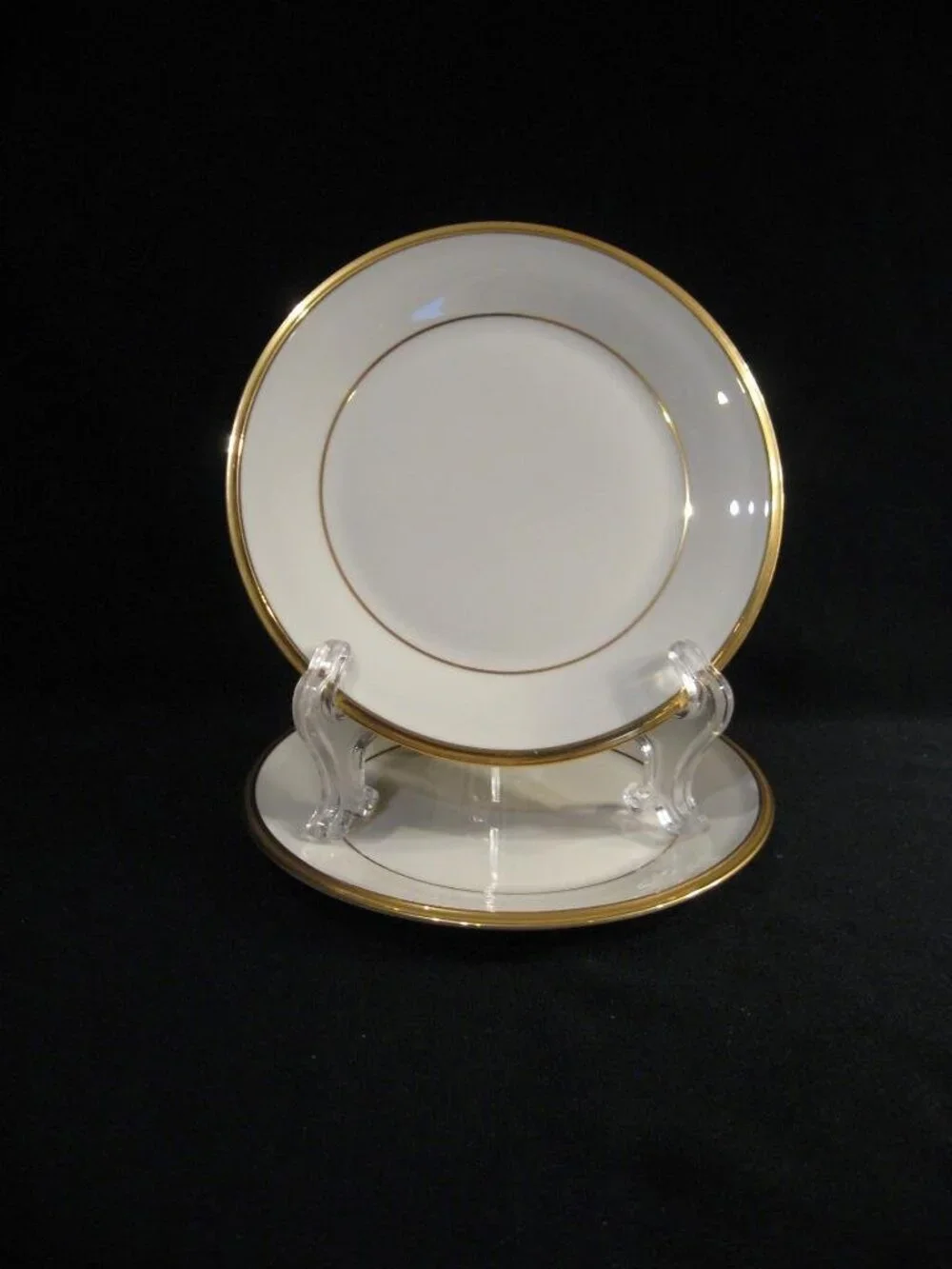 LENOX ETERNAL BREAD & BUTTER PLATES - 2 NEW WITH TAGS